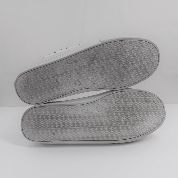 MICHAEL Michael Kors Melbourne Quilted Vegan Leather w Gold Bling Tennis Shoes 5 - Picture 10 of 12